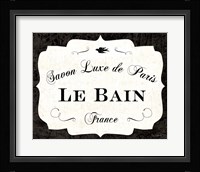 Le Bain Luxe II Framed Print