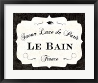 Le Bain Luxe II Framed Print