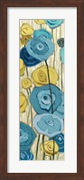 Lemongrass in Blue Panel II Fine Art Print