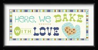 Luv 2 Bake II Framed Print