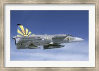 Saab JA 37 fighter of the Swedish Air Force Fine Art Print