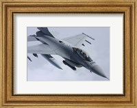 Close View of F-16 Fighting Falcon of the Norwegian Air Force Fine Art Print