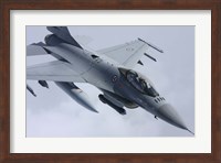 Close View of F-16 Fighting Falcon of the Norwegian Air Force Fine Art Print