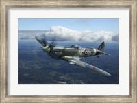 Supermarine Spitfire MkXVI fighter warbird of the Royal Air Force Fine Art Print
