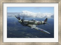 Supermarine Spitfire MkXVI fighter warbird of the Royal Air Force Fine Art Print