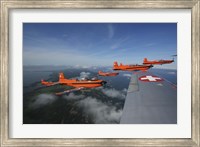 Swiss Air Force display team, PC-7 Team, flying the Pilatus PC-7 turboprop trainer aircraft Fine Art Print
