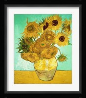 Sunflowers, 1888 Framed Print
