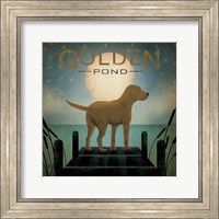 Moonrise Yellow Dog Fine Art Print