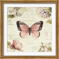 Marche de Fleurs Butterfly I Fine Art Print