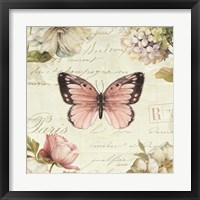 Marche de Fleurs Butterfly I Fine Art Print