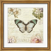 Marche de Fleurs Butterfly II Fine Art Print