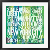 New York City Life Patterns I Fine Art Print