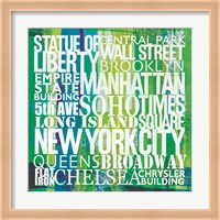 New York City Life Patterns I Fine Art Print