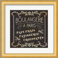 Parisian Signs Square I no Border Fine Art Print