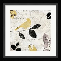 Plume and Motif I Framed Print