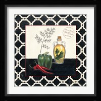 Parsley and Peppers Framed Print