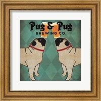 Pug and Pug Brewing Square Fine Art Print