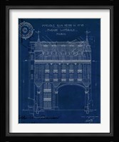 Quai Henri Blueprint II Fine Art Print