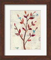 Red Leaf Tree no Border Fine Art Print