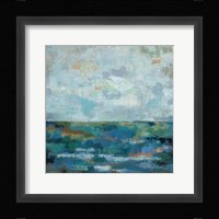 Seascape Sketches II Framed Print