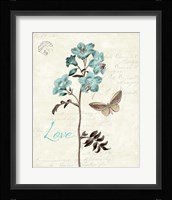 Slated Blue I Framed Print