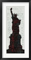 Statue of Liberty - Red Fine Art Print