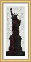 Statue of Liberty - Red Fine Art Print