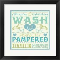 Wash Up VI Framed Print