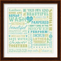 Wash Up Words Fine Art Print