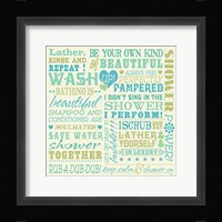 Wash Up Words Fine Art Print