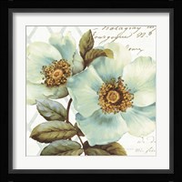 White Floral Bliss I Framed Print