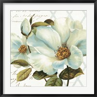 White Floral Bliss II Fine Art Print