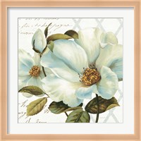 White Floral Bliss II Fine Art Print