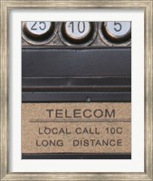 Old Vintage Pay Phone I Fine Art Print