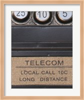 Old Vintage Pay Phone I Fine Art Print
