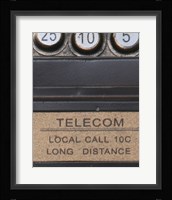 Old Vintage Pay Phone I Fine Art Print