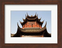 China, Suzhou. Pagoda along Shan Tang Street. Fine Art Print
