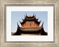 China, Suzhou. Pagoda along Shan Tang Street. Fine Art Print
