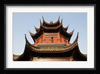 China, Suzhou. Pagoda along Shan Tang Street. Fine Art Print