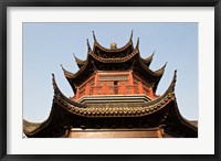 China, Suzhou. Pagoda along Shan Tang Street. Fine Art Print