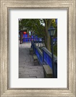 Blue Temple walkway, Fengdu, Chongqing Province, China Fine Art Print