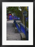 Blue Temple walkway, Fengdu, Chongqing Province, China Fine Art Print