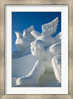 CHINA, Heilongjiang, Haerbin, Snow Sculptures Fine Art Print