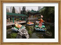 Wong Tai Sin Temple, Wong Tai Sin District, Kowloon, Hong Kong, China Fine Art Print