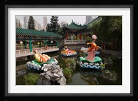 Wong Tai Sin Temple, Wong Tai Sin District, Kowloon, Hong Kong, China Fine Art Print
