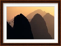 China, Huangshan Mountains, Sunlight Fine Art Print