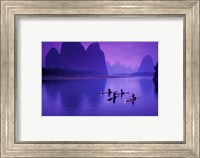 Cormorant Fisherman on Li River, China Fine Art Print