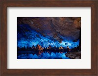 China, Guilin, Reed Flute Cave natural formations Fine Art Print