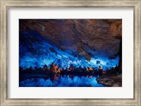 China, Guilin, Reed Flute Cave natural formations Fine Art Print