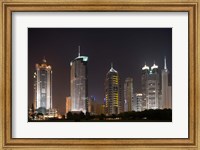 High Rise Office Towers and Skyscrapers Line Pudong Economic Zone, Shanghai, China Fine Art Print